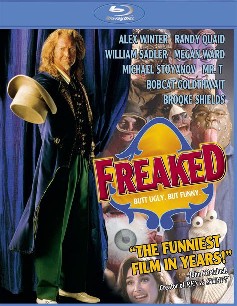 <b>Freaked</b>: The Rehearsal Version (83:52) is the entire film in rehearsal format and includes dialogue and scenes that didn't make it into the film itself. . Freaked bluray